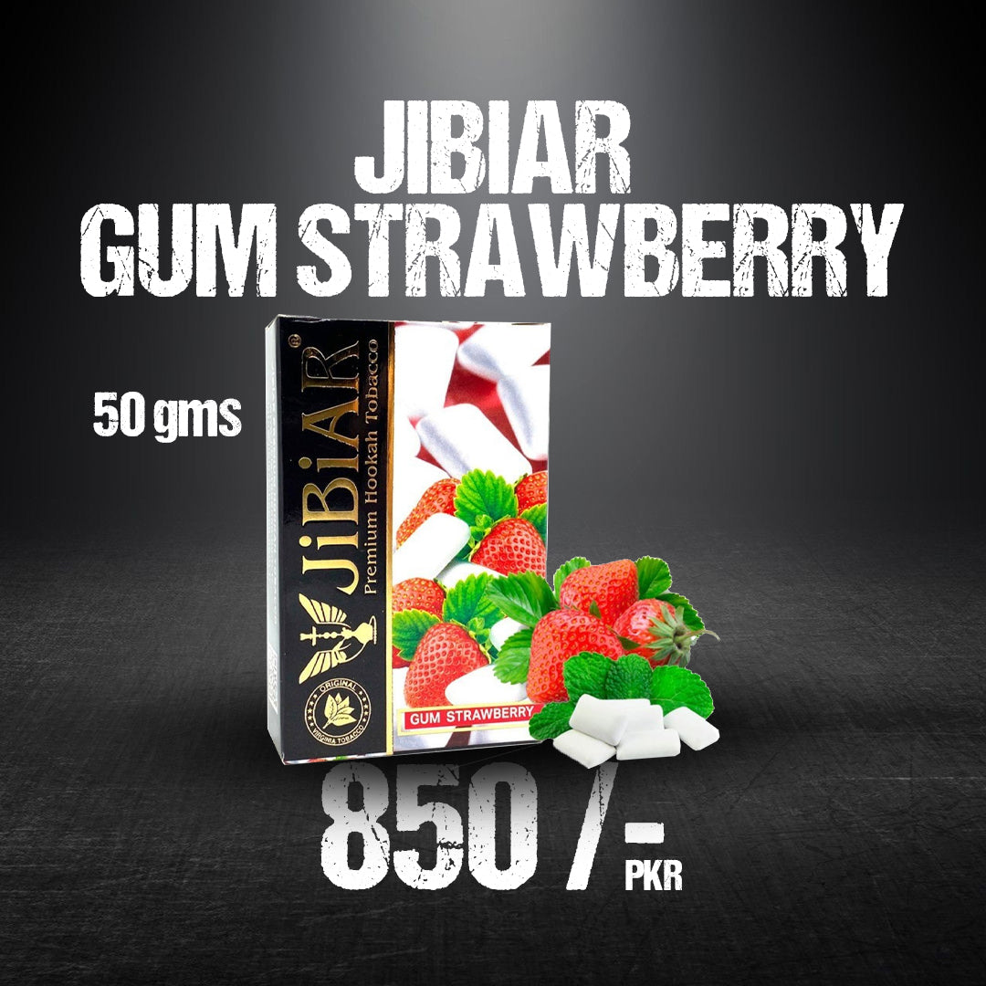 Jibiar Gum Strawberry 50 gms