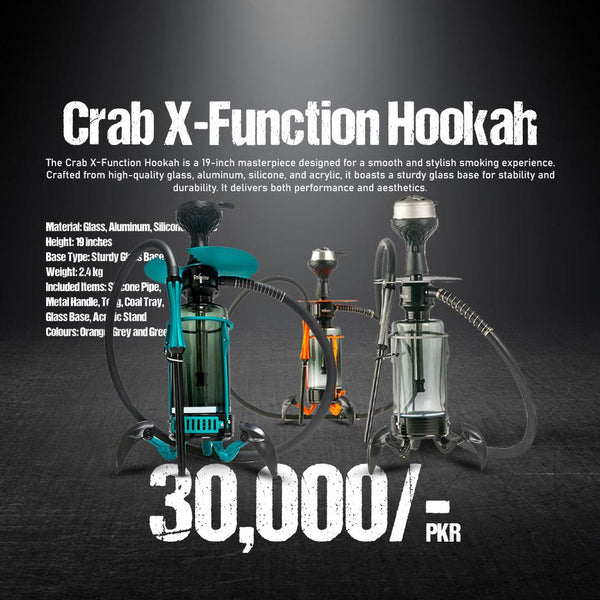 Crab X-Function Hookah