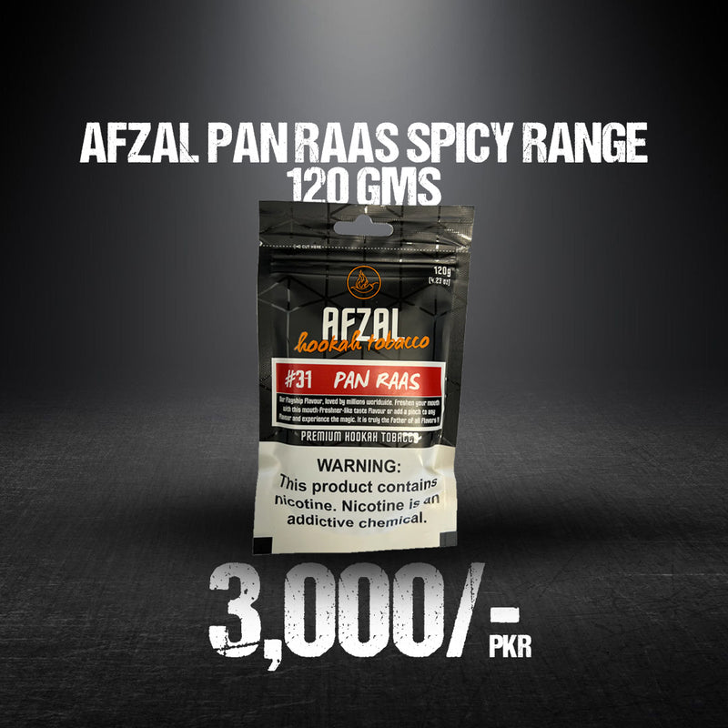 Afzal Pan Rass Spicy Range 120 G