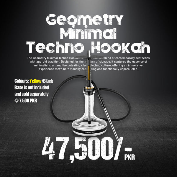 Geometry Minimal Techno Hookah