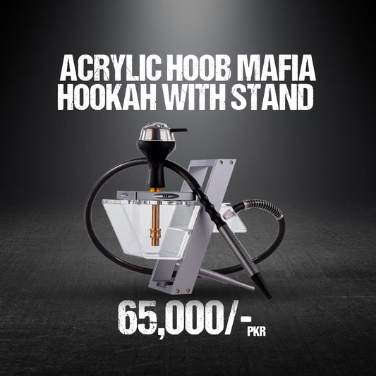 Acrylic Hoob Mafia Hookah with stand